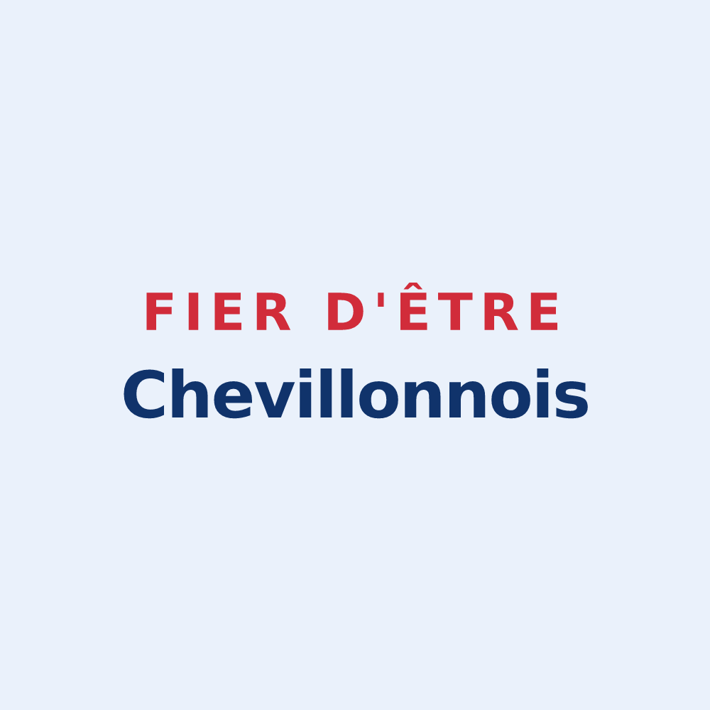 Sticker « Fier d'être Chevillonnois » — design pour Chevillon-sur-Huillard