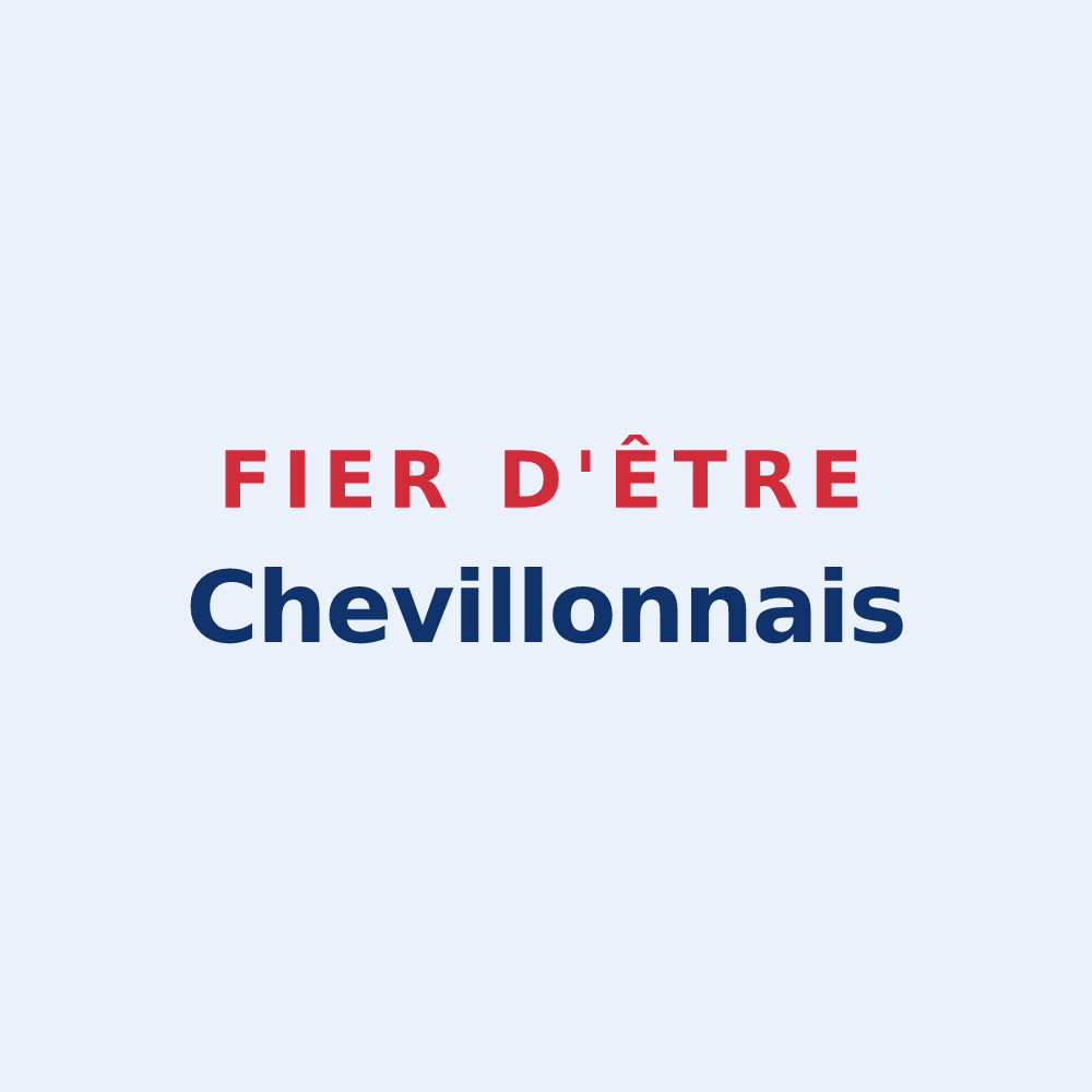 Sticker « Fier d'être Chevillonnais » — design pour Chevillon