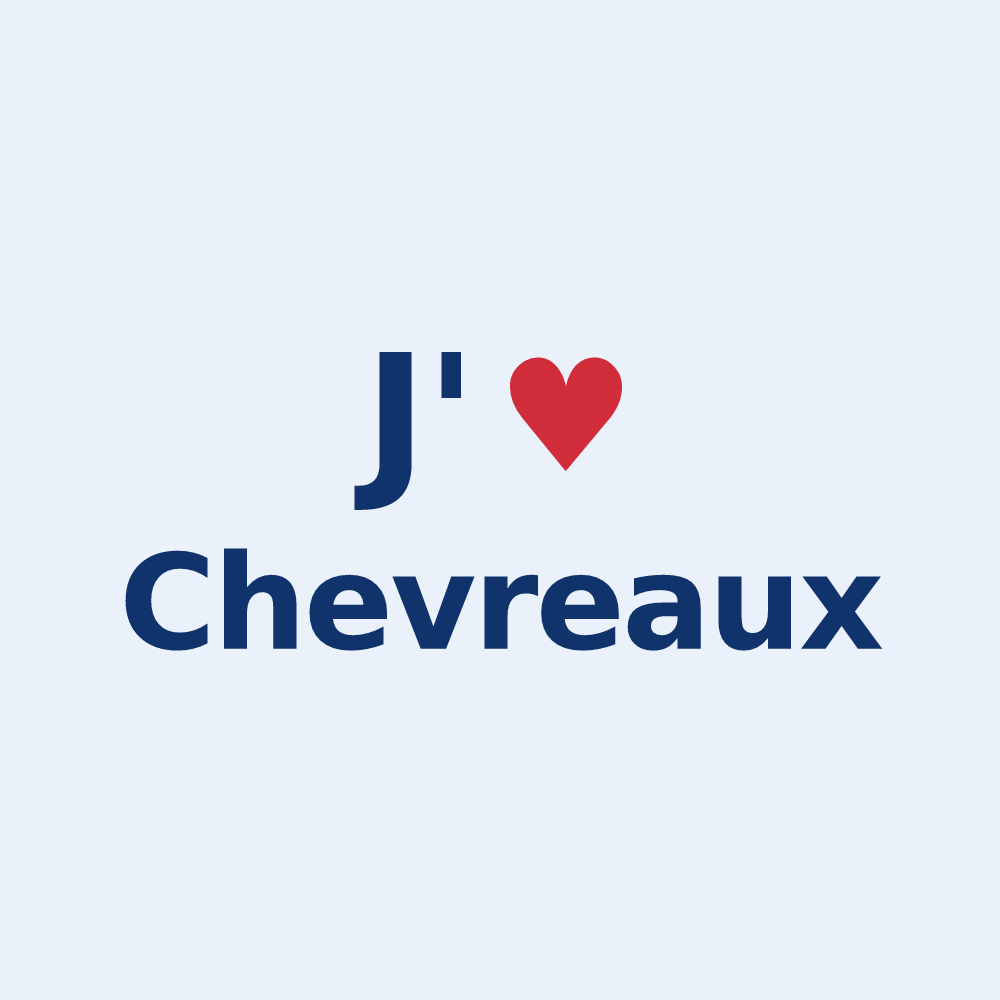 Sticker personnalisé Chevreaux — design J'aime Chevreaux