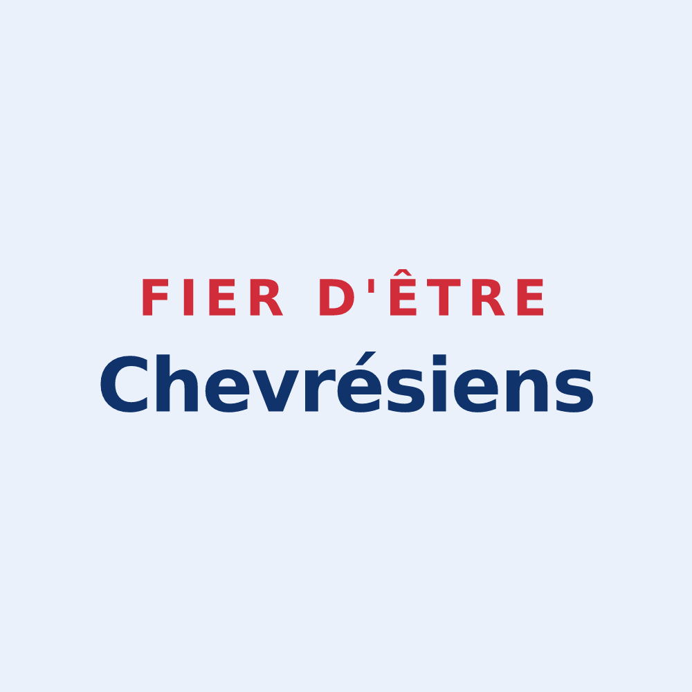 Sticker « Fier d'être Chevrésiens » — design pour Chevresis-Monceau