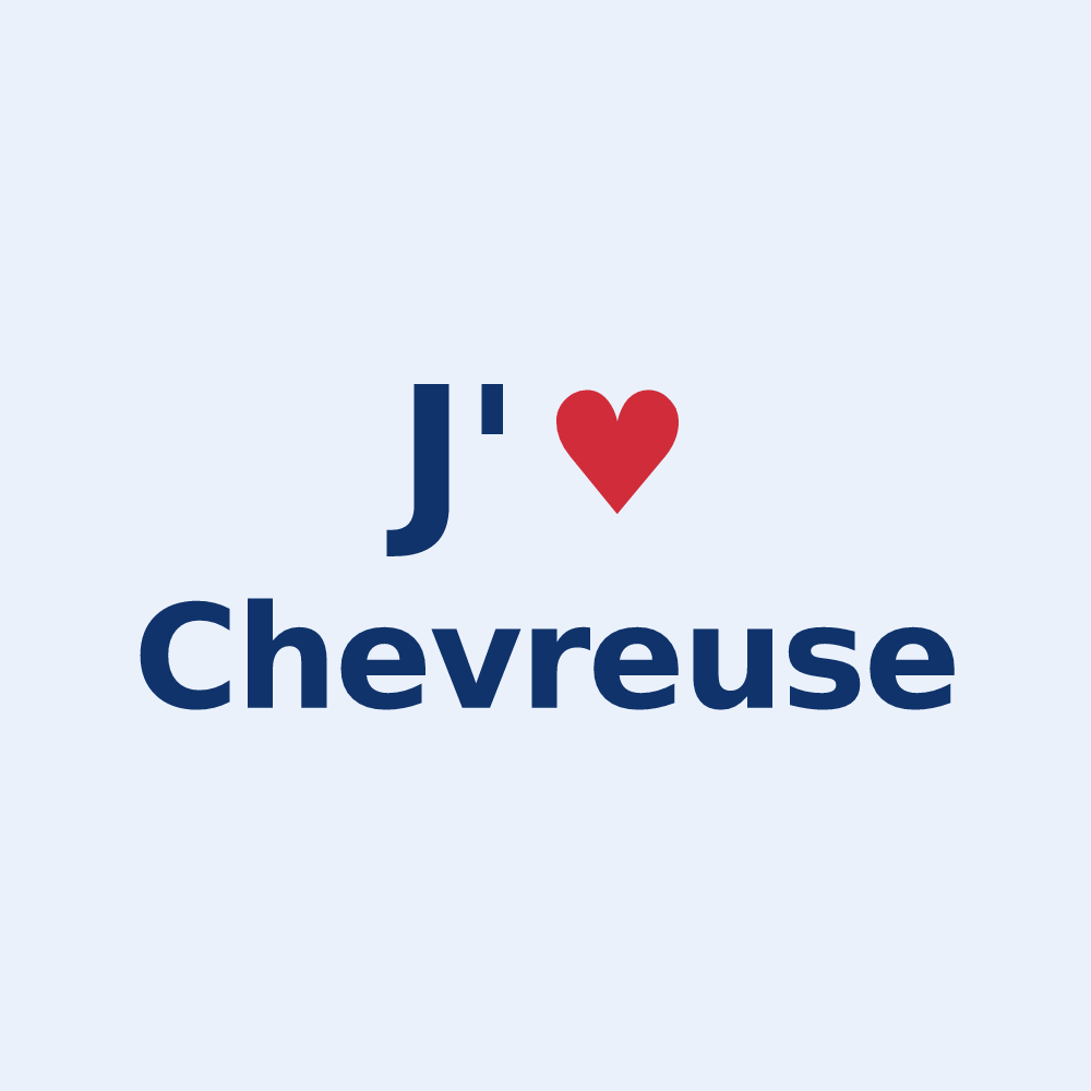 Sticker personnalisé Chevreuse — design J'aime Chevreuse