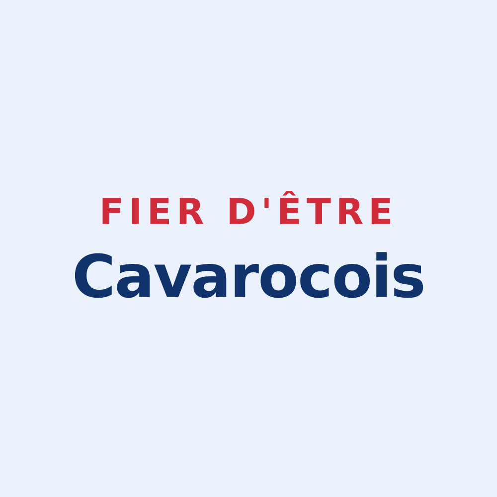 Sticker « Fier d'être Cavarocois » — design pour Chevroches