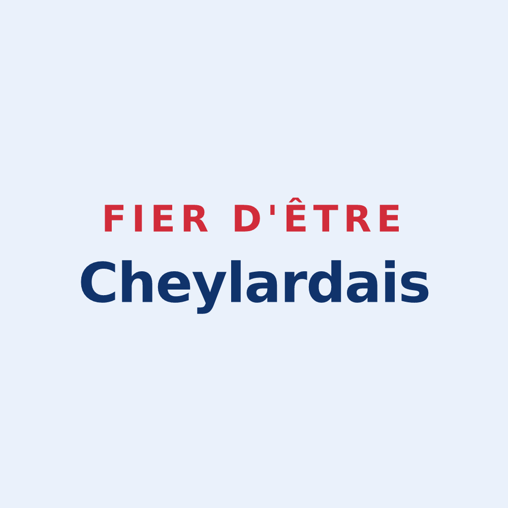 Sticker « Fier d'être Cheylardais » — design pour Cheylard-l'Évêque