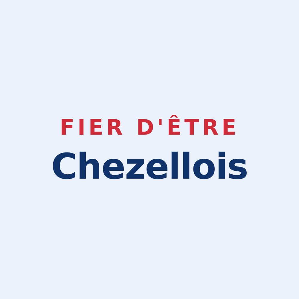 Sticker « Fier d'être Chezellois » — design pour Chezelle