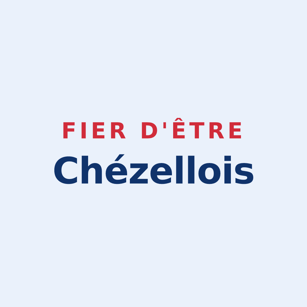 Sticker « Fier d'être Chézellois » — design pour Chezelles