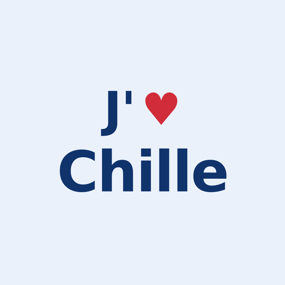 Sticker personnalisé Chille — design J'aime Chille