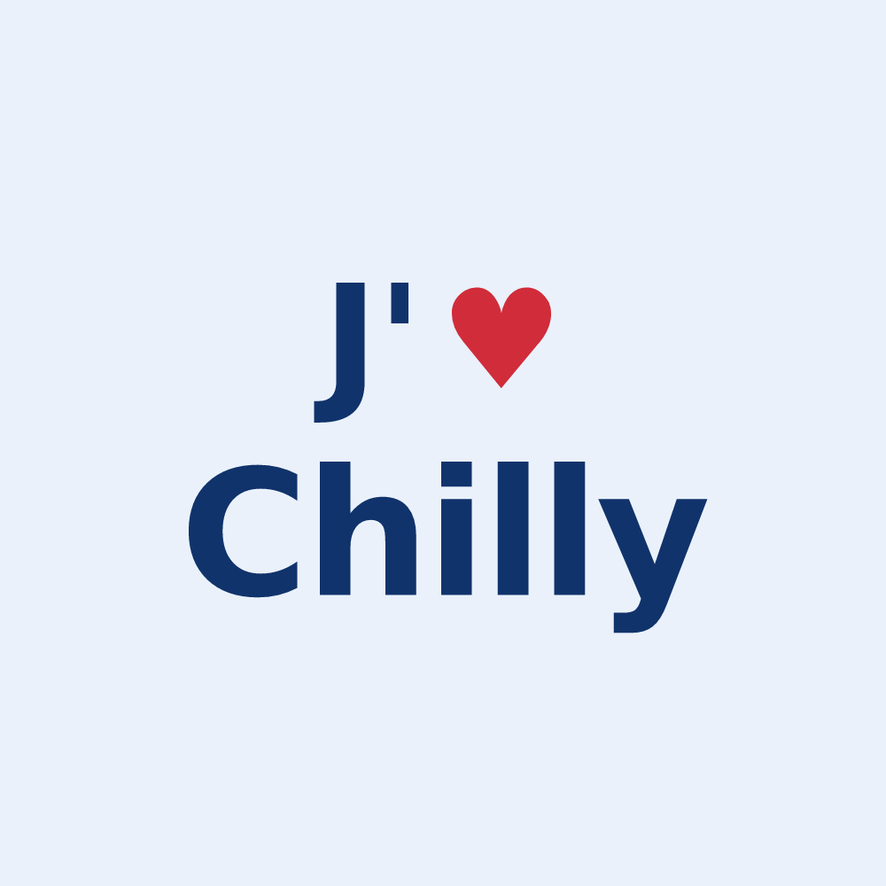 Sticker personnalisé Chilly — design J'aime Chilly