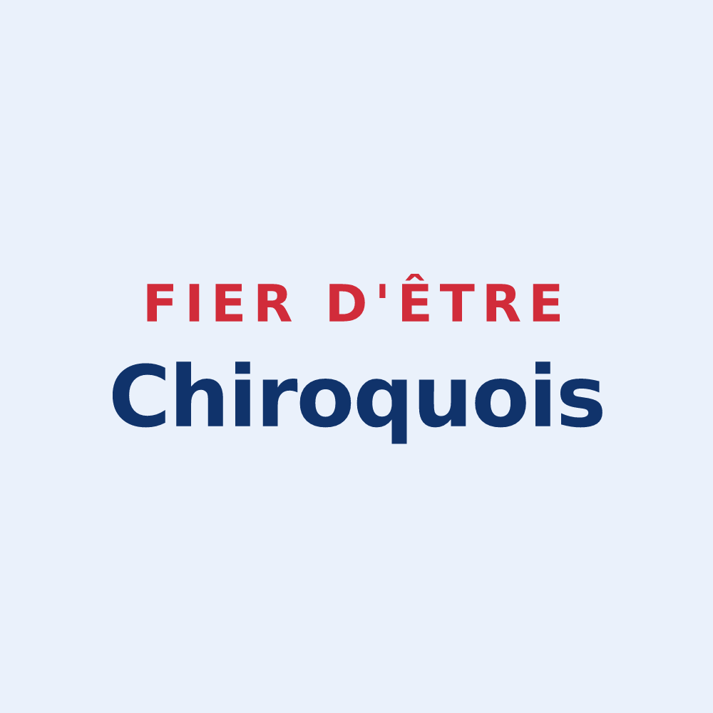 Sticker « Fier d'être Chiroquois » — design pour Chilly-Mazarin