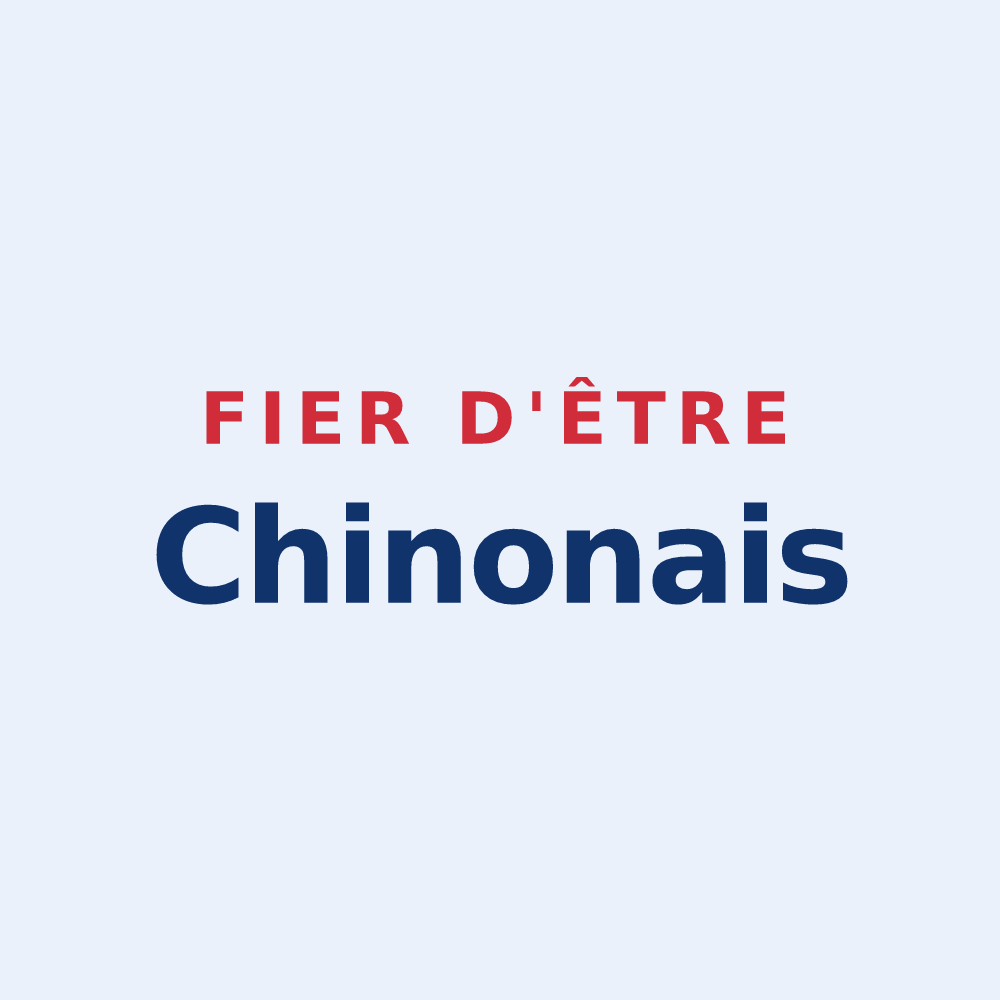 Sticker « Fier d'être Chinonais » — design pour Chinon