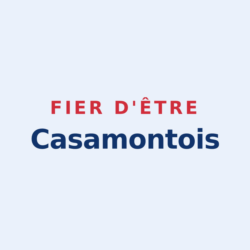 Sticker « Fier d'être Casamontois » — design pour Chirassimont