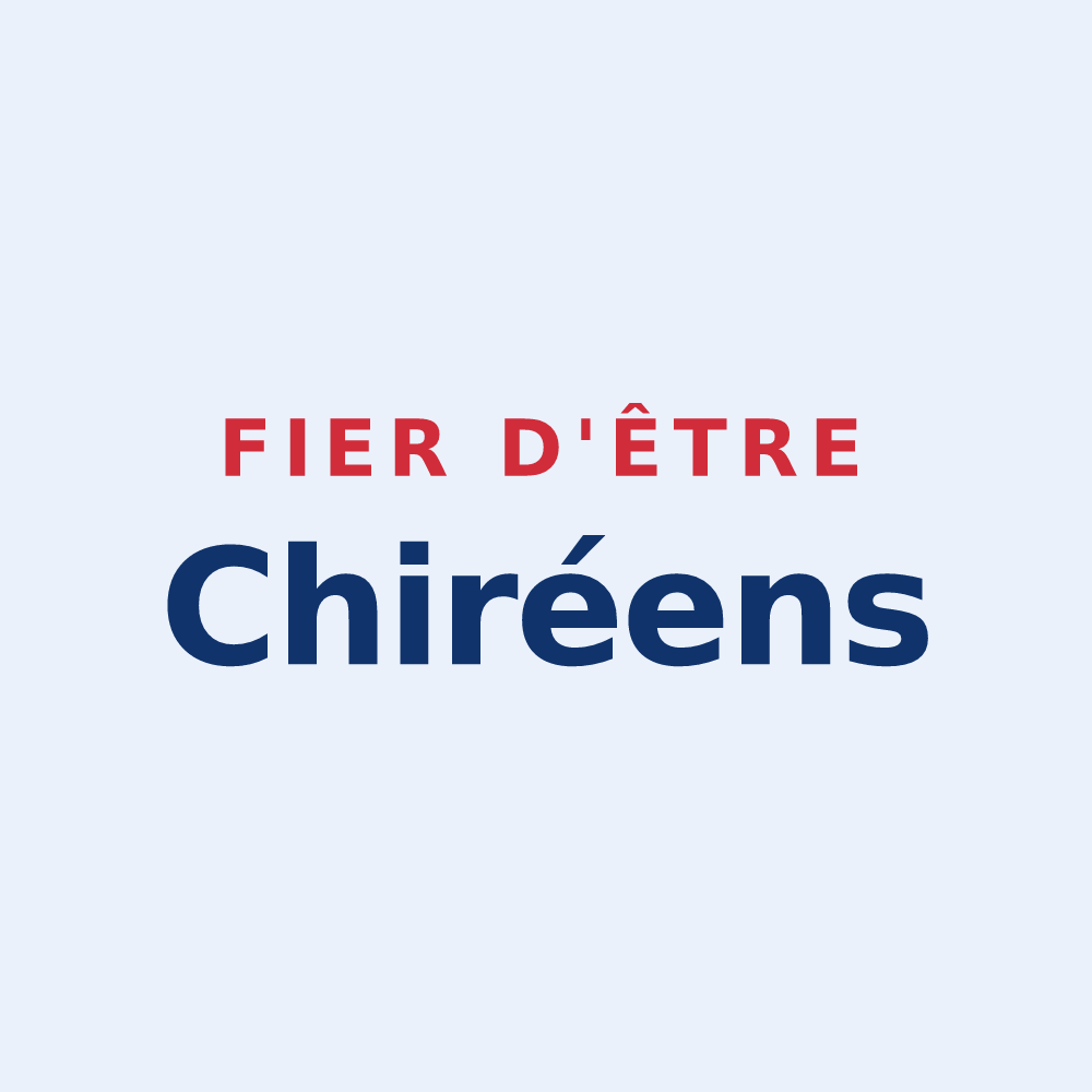 Sticker « Fier d'être Chiréens » — design pour Chiré-en-Montreuil