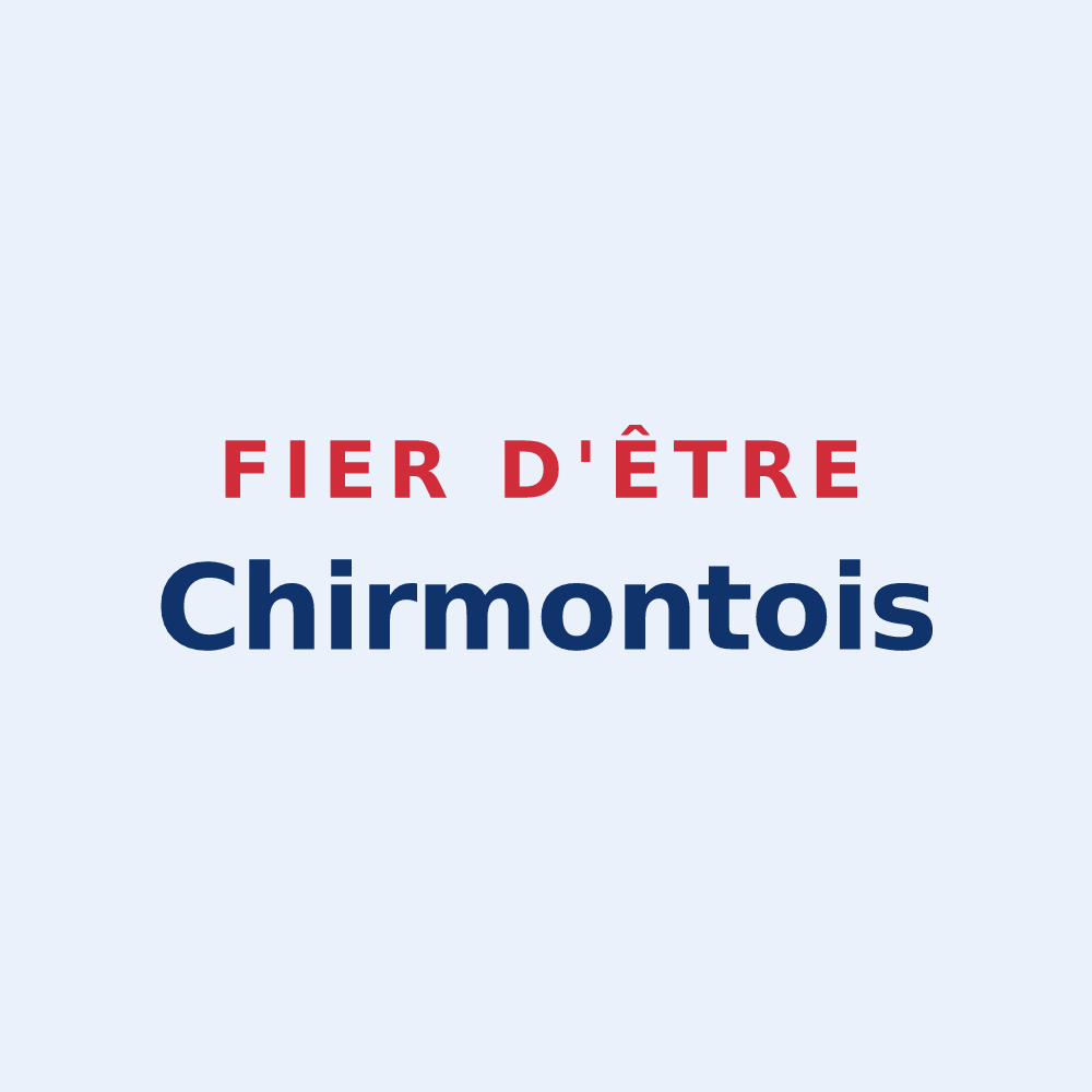 Sticker « Fier d'être Chirmontois » — design pour Chirmont