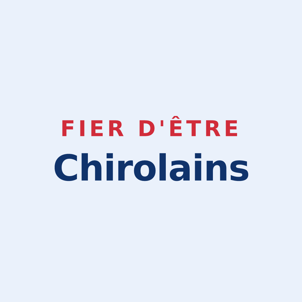 Sticker « Fier d'être Chirolains » — design pour Chirols