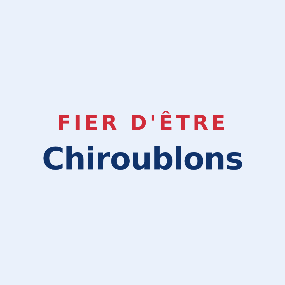 Sticker « Fier d'être Chiroublons » — design pour Chiroubles