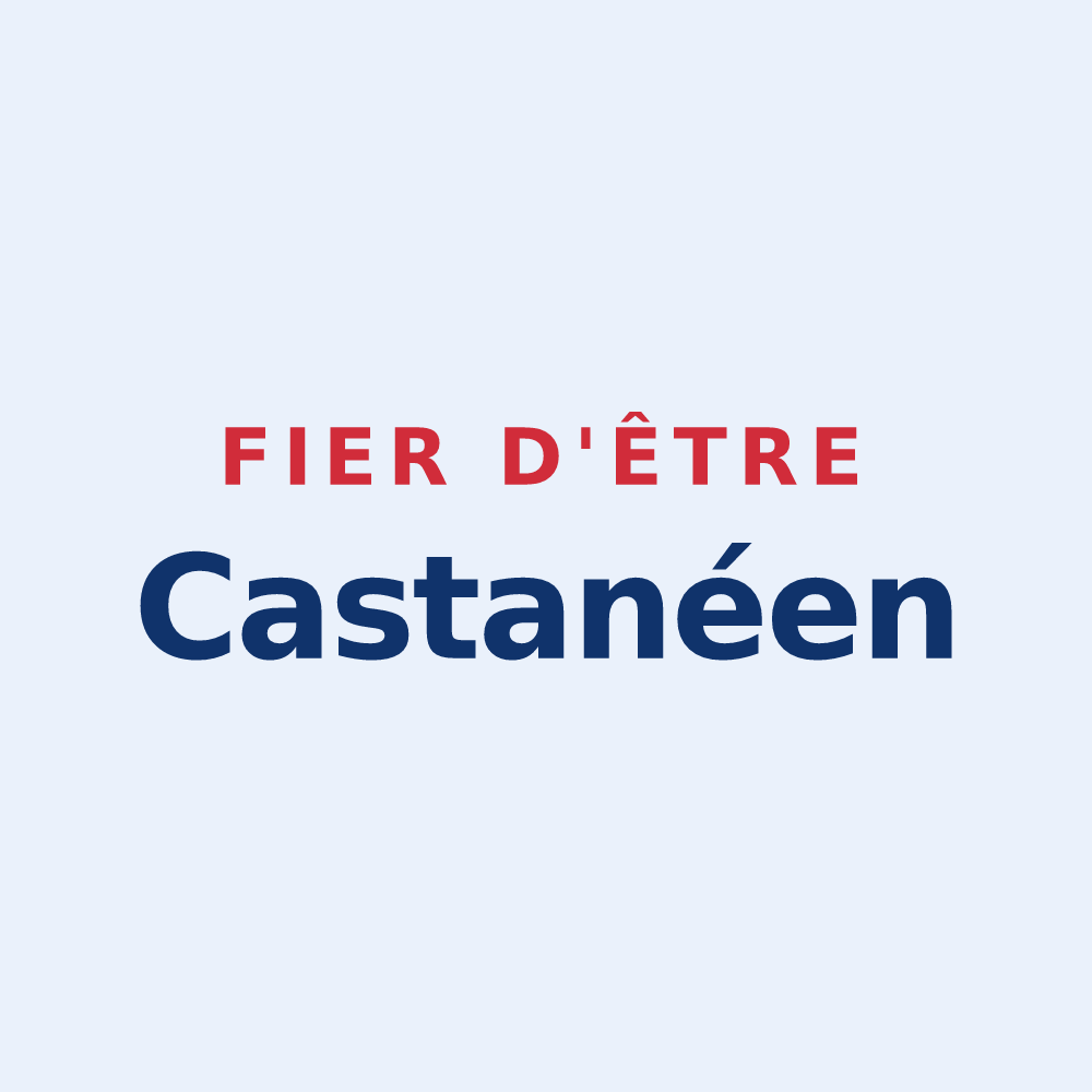 Sticker « Fier d'être Castanéen » — design pour Chitenay