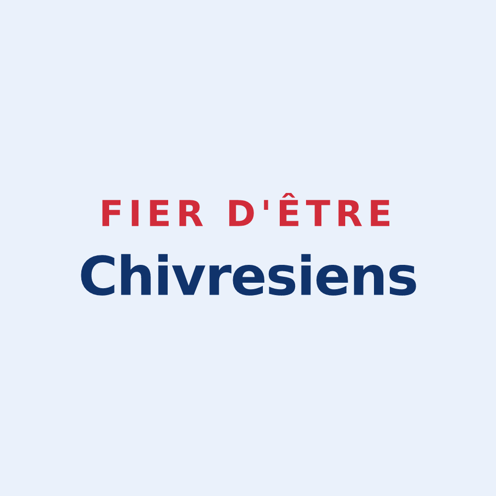 Sticker « Fier d'être Chivresiens » — design pour Chivres-en-Laonnois