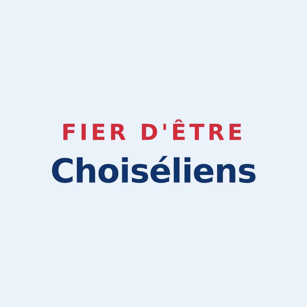 Sticker « Fier d'être Choiséliens » — design pour Choisel