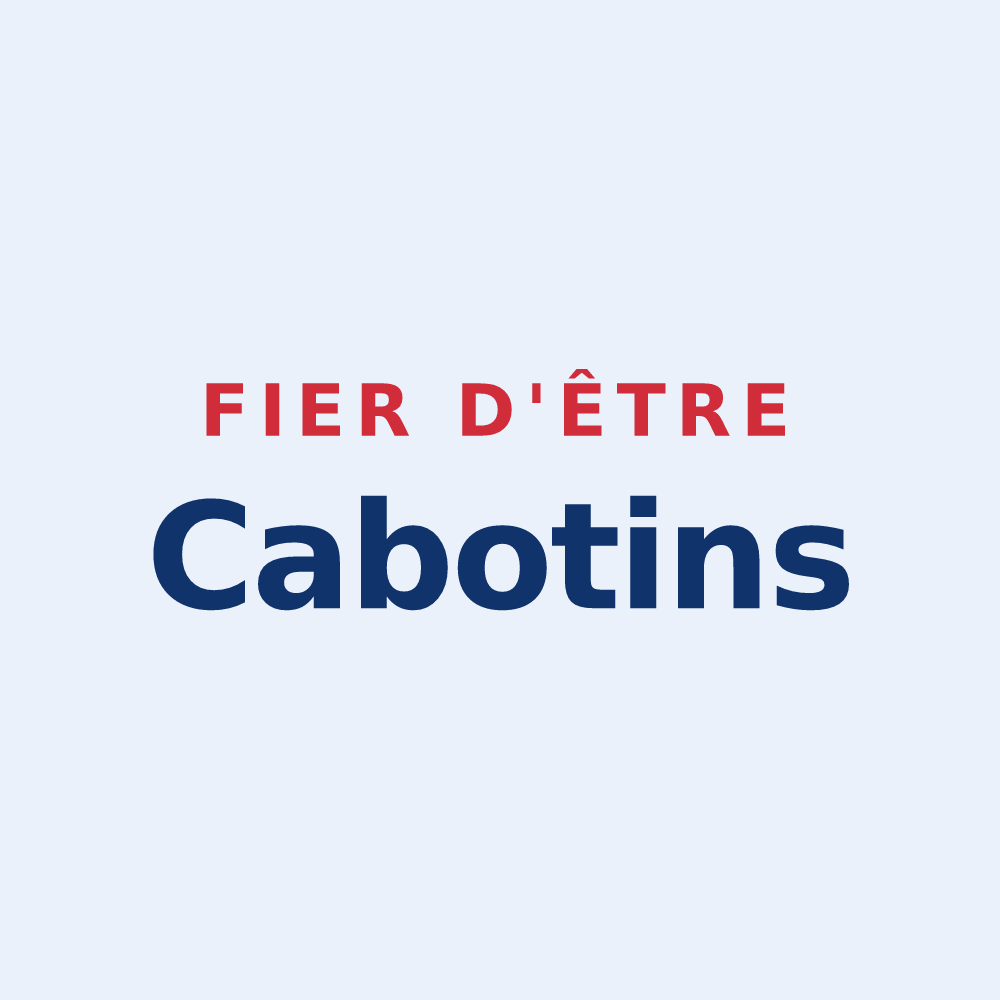 Sticker « Fier d'être Cabotins » — design pour Choisey