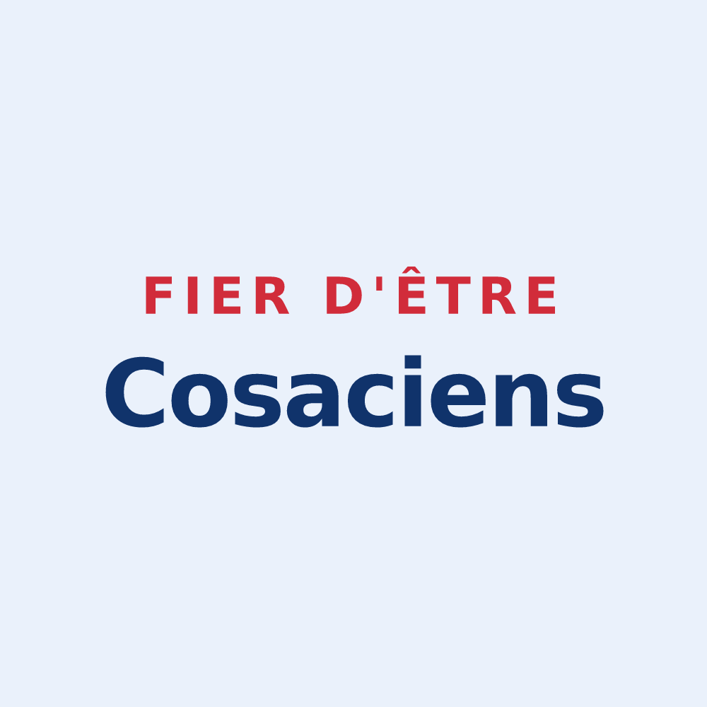 Sticker « Fier d'être Cosaciens » — design pour Choisy-au-Bac