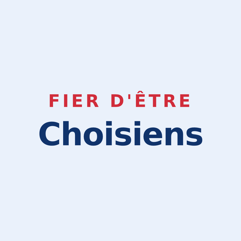 Sticker « Fier d'être Choisiens » — design pour Choisy-la-Victoire