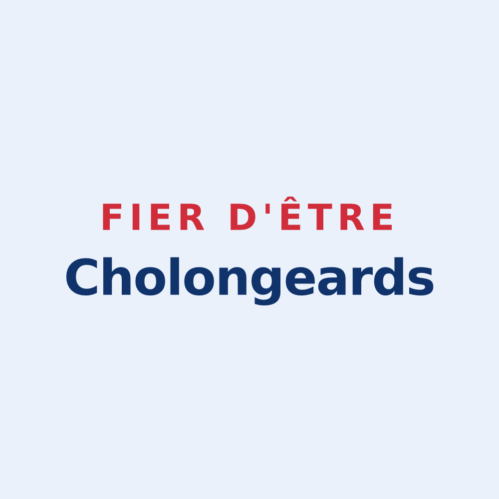 Sticker « Fier d'être Cholongeards » — design pour Cholonge