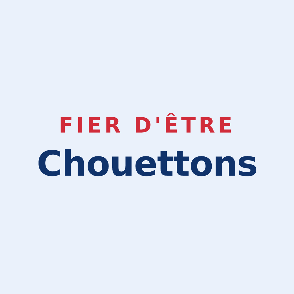 Sticker « Fier d'être Chouettons » — design pour Choue