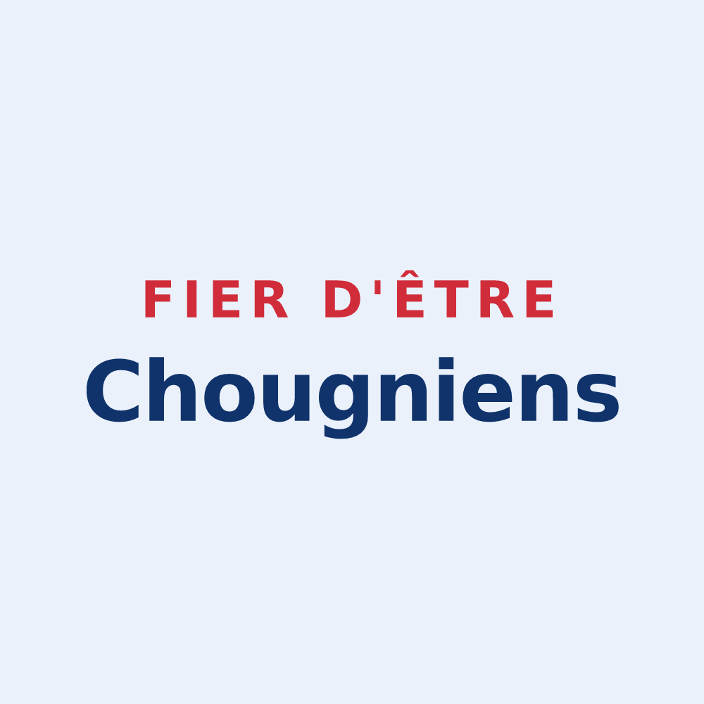 Sticker « Fier d'être Chougniens » — design pour Chougny