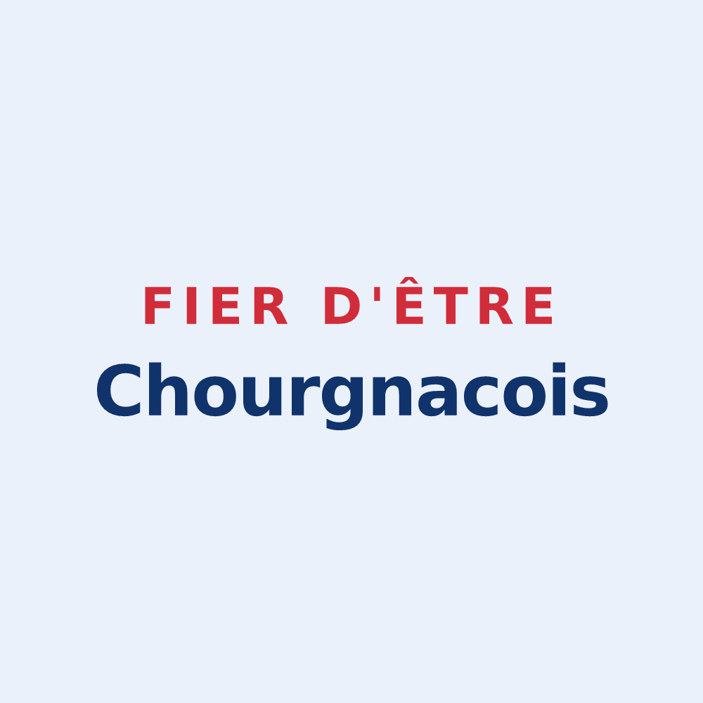 Sticker « Fier d'être Chourgnacois » — design pour Chourgnac