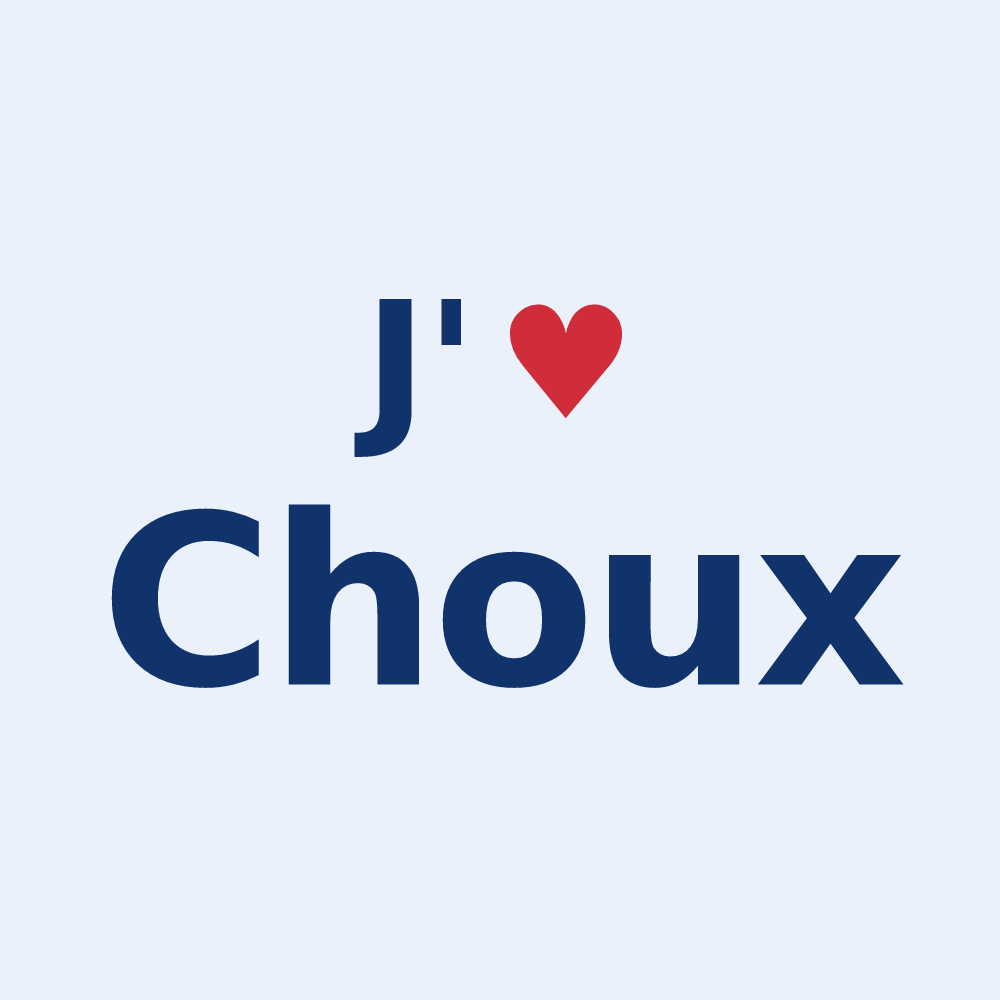 Sticker personnalisé Choux — design J'aime Choux