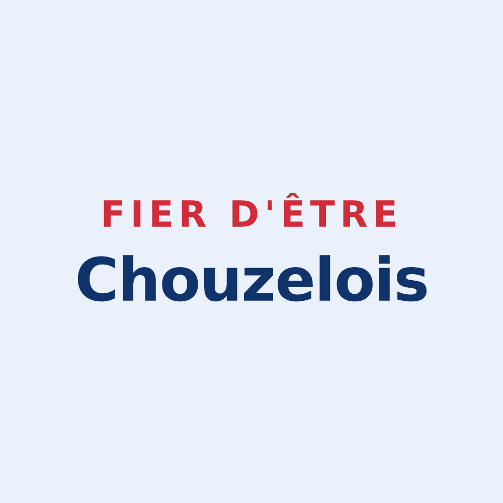 Sticker « Fier d'être Chouzelois » — design pour Chouzelot