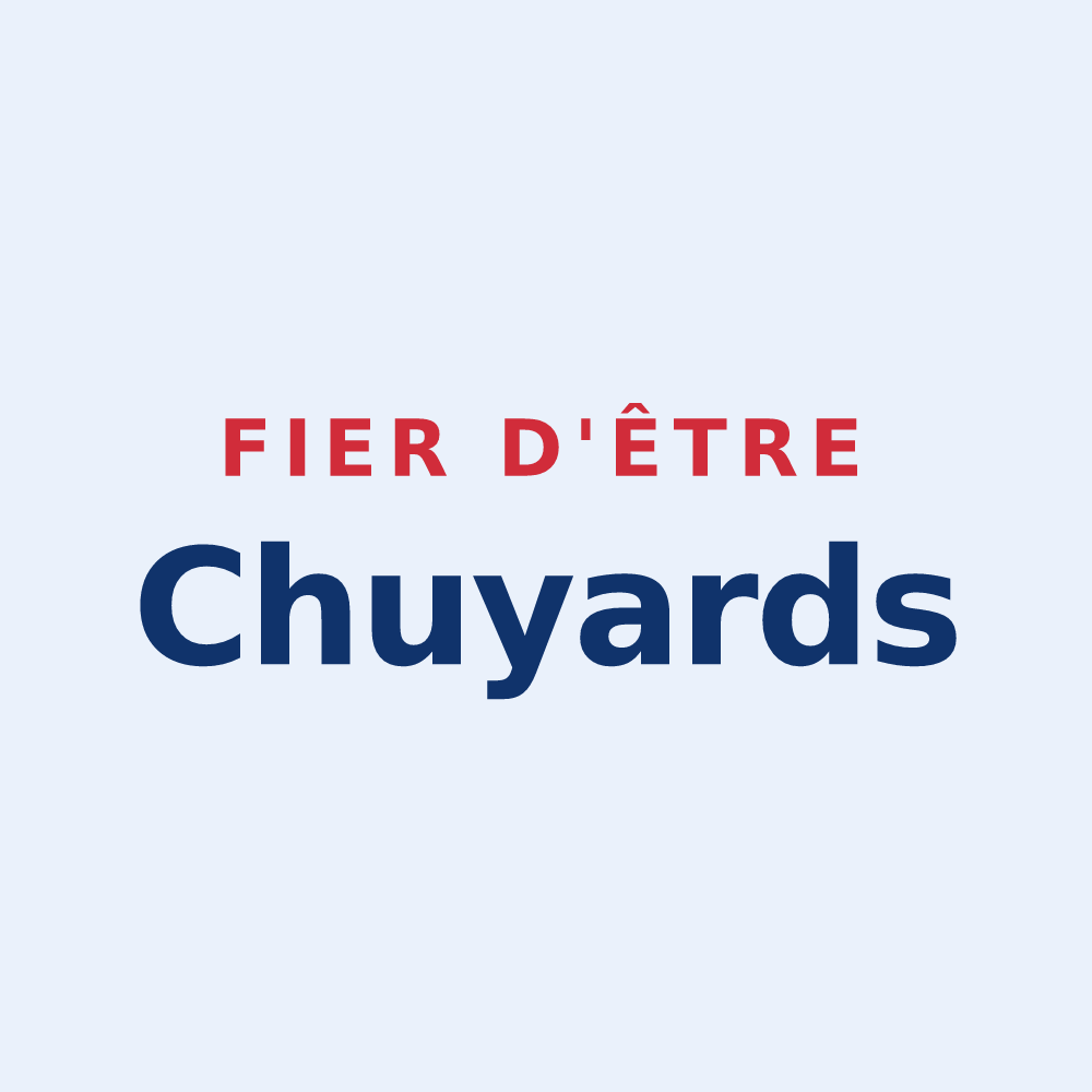 Sticker « Fier d'être Chuyards » — design pour Chuyer