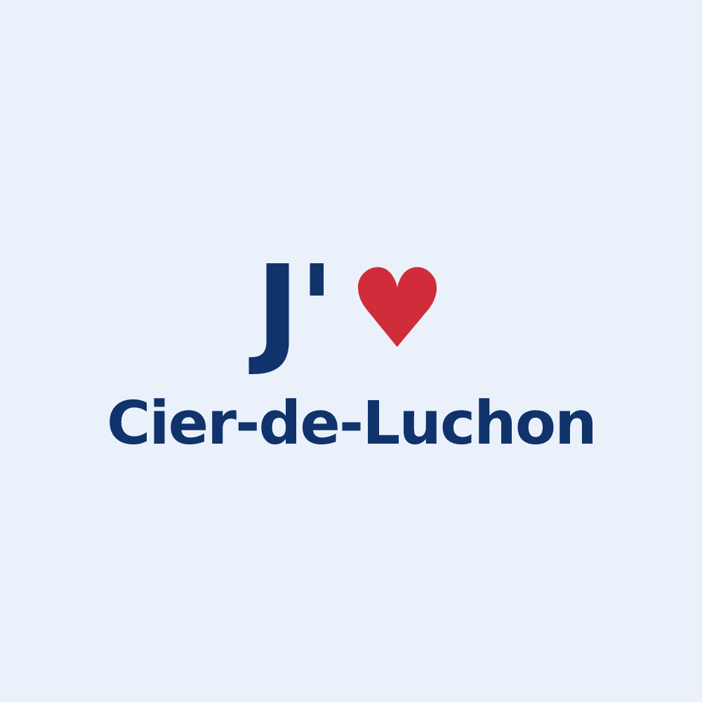 Sticker personnalisé Cier-de-Luchon — design J'aime Cier-de-Luchon