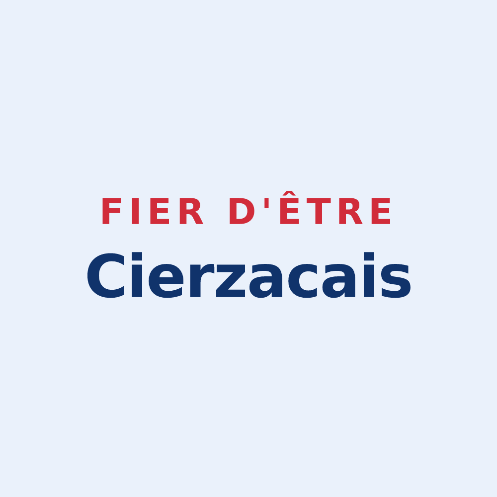 Sticker « Fier d'être Cierzacais » — design pour Cierzac