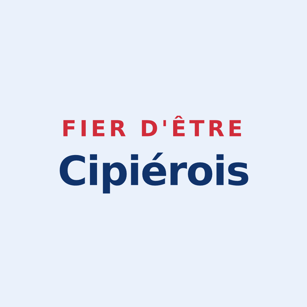 Sticker « Fier d'être Cipiérois » — design pour Cipières