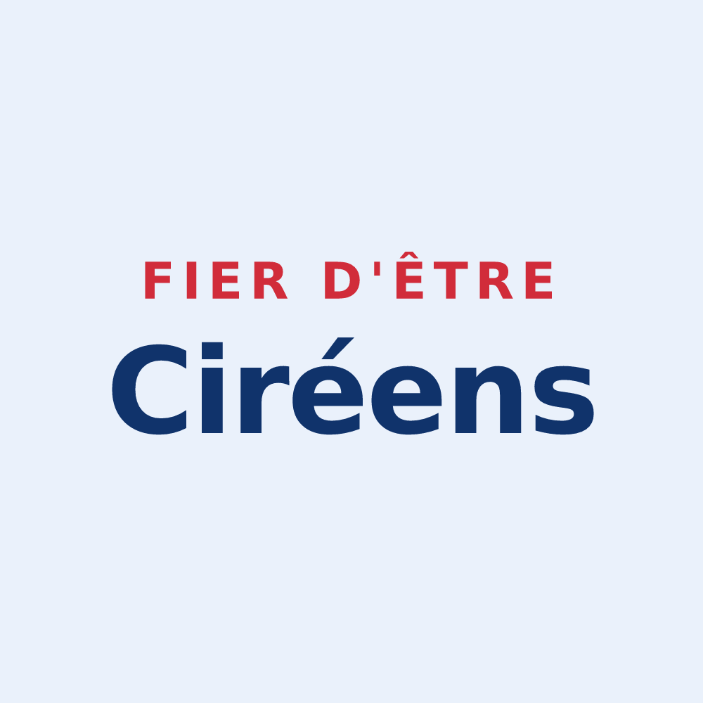Sticker « Fier d'être Ciréens » — design pour Ciré-d'Aunis