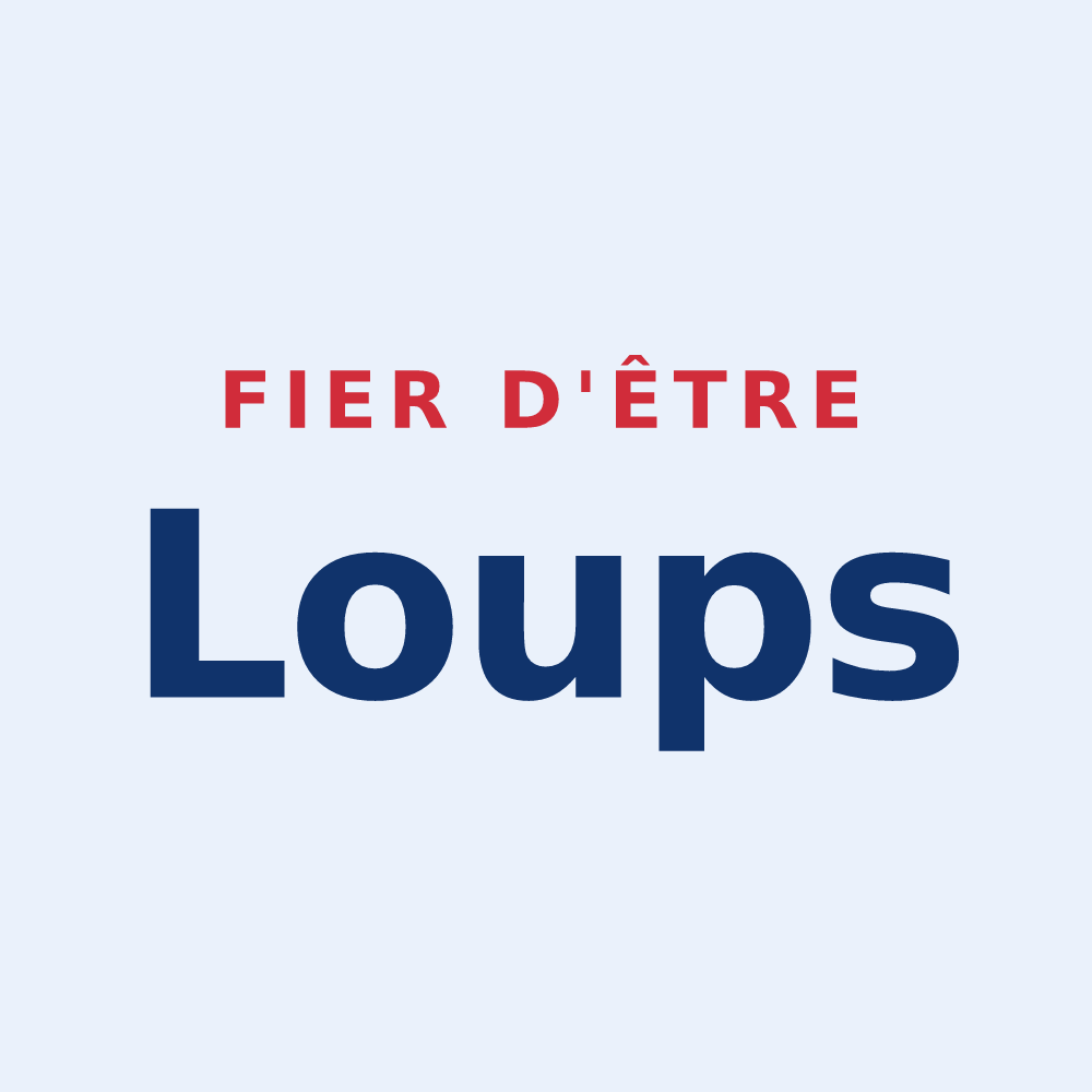 Sticker « Fier d'être Loups » — design pour Cirey-sur-Vezouze