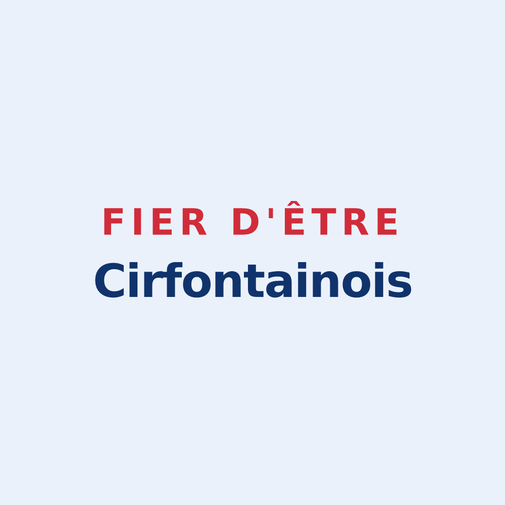 Sticker « Fier d'être Cirfontainois » — design pour Cirfontaines-en-Ornois