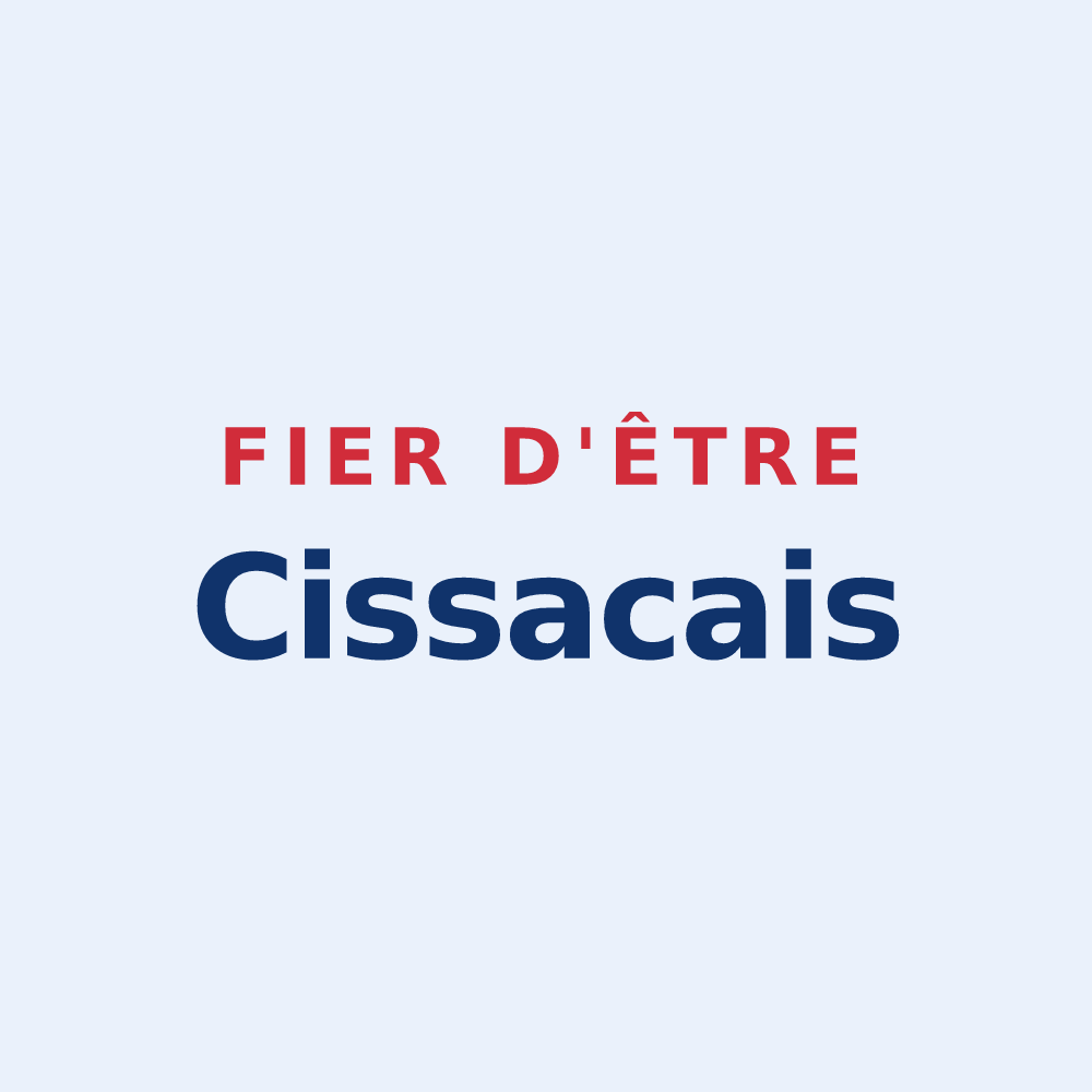 Sticker « Fier d'être Cissacais » — design pour Cissac-Médoc