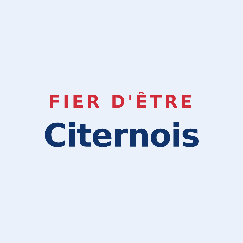 Sticker « Fier d'être Citernois » — design pour Citerne
