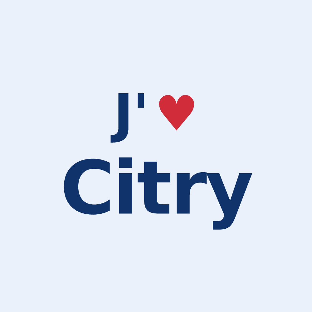 Sticker personnalisé Citry — design J'aime Citry