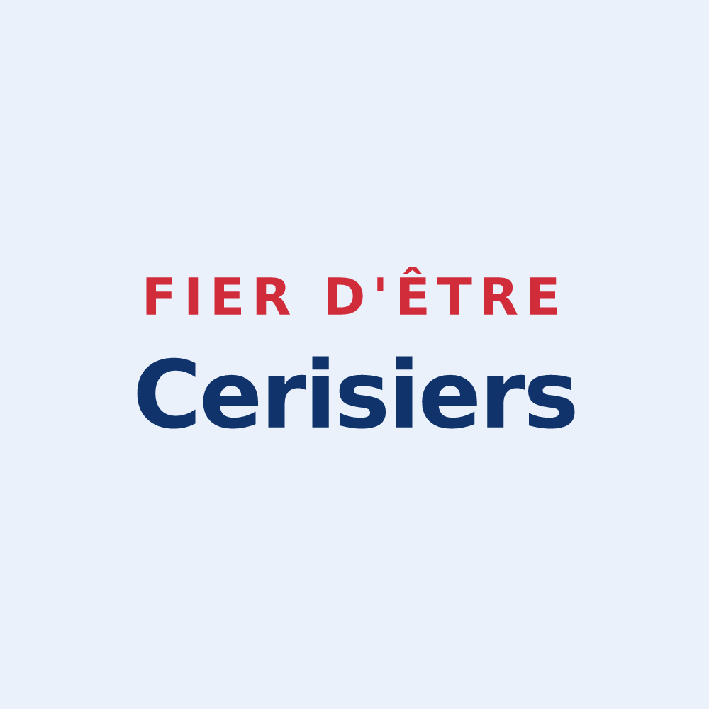 Sticker « Fier d'être Cerisiers » — design pour Cize