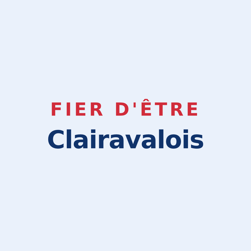 Sticker « Fier d'être Clairavalois » — design pour Clairavaux