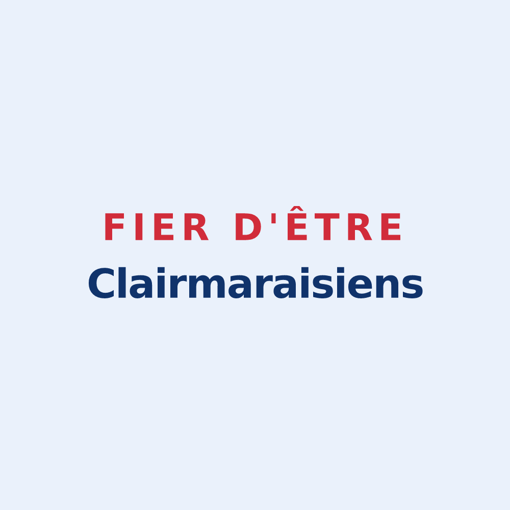 Sticker « Fier d'être Clairmaraisiens » — design pour Clairmarais