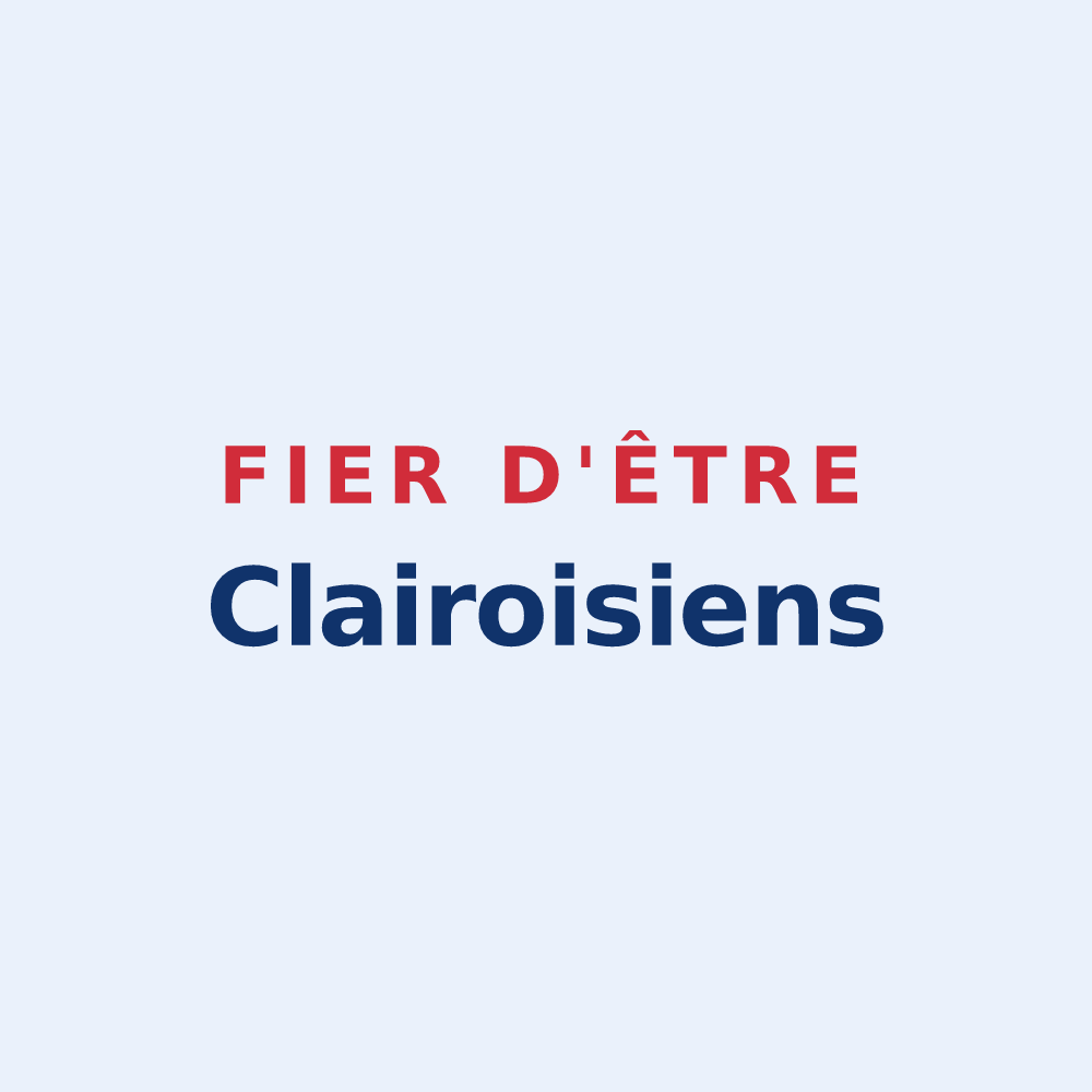 Sticker « Fier d'être Clairoisiens » — design pour Clairoix