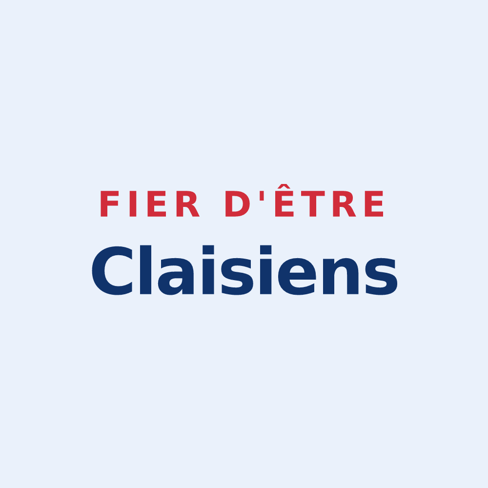Sticker « Fier d'être Claisiens » — design pour Clais