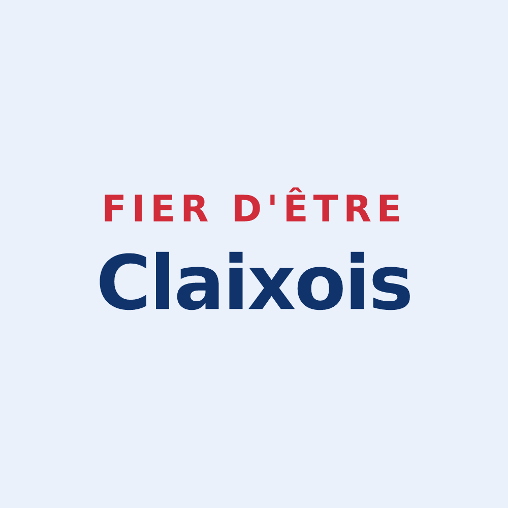 Sticker « Fier d'être Claixois » — design pour Claix