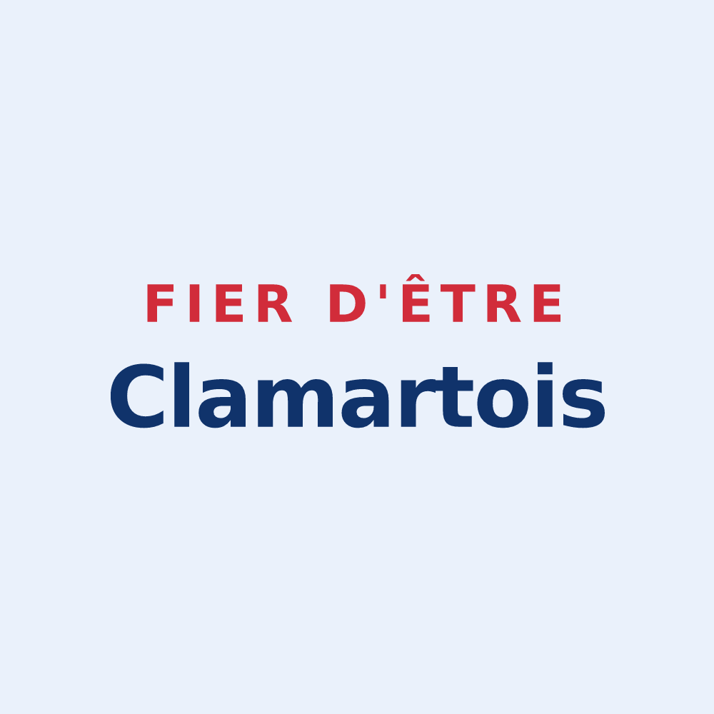 Sticker « Fier d'être Clamartois » — design pour Clamart