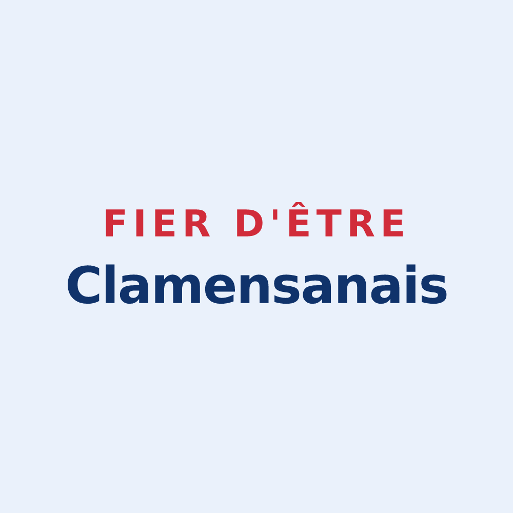 Sticker « Fier d'être Clamensanais » — design pour Clamensane