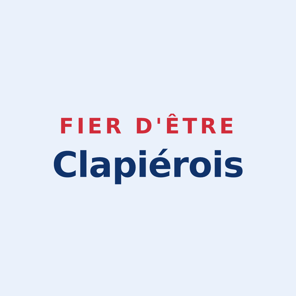 Sticker « Fier d'être Clapiérois » — design pour Clapiers