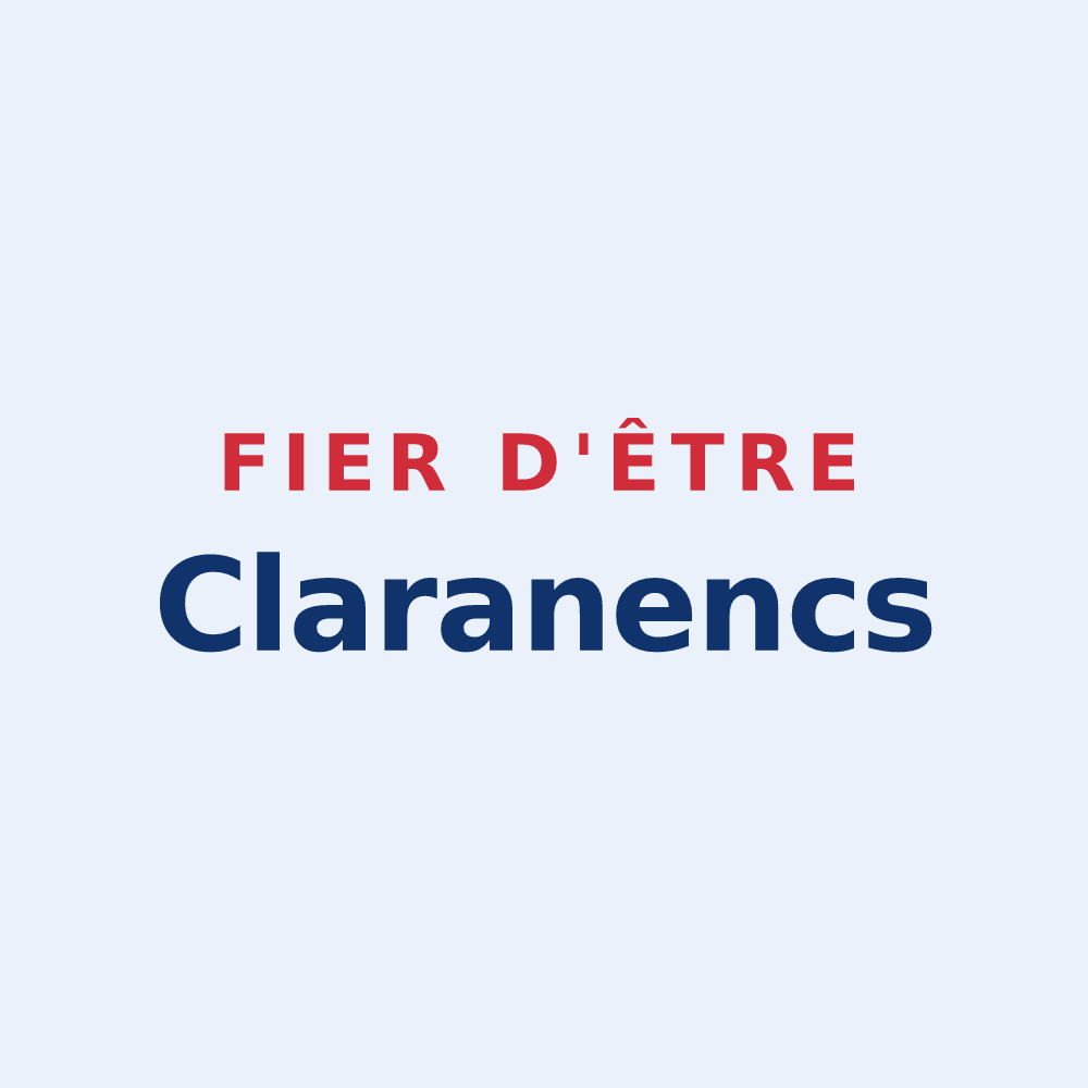 Sticker « Fier d'être Claranencs » — design pour Clara-Villerach